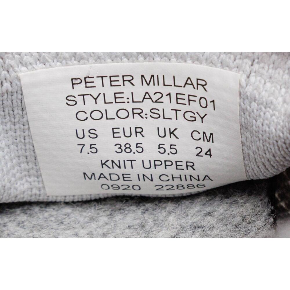 Peter Millar Hyperlite Glide Off White Gray Knit … - image 7